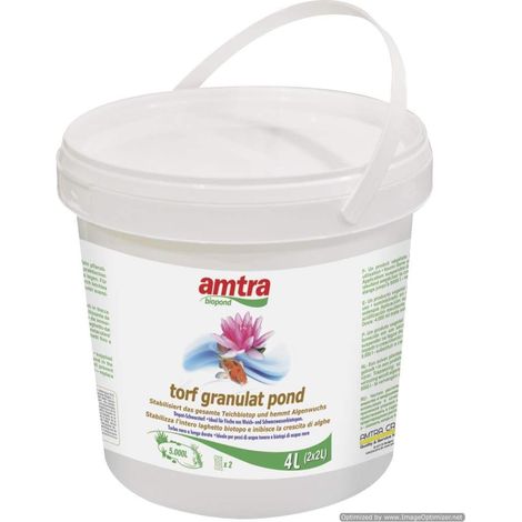 Amtra Biopond Torf Granulat tourbe naturelle anti-algues pour étangs 4 l