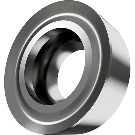 Placa de corte giratoria ISO RCGT 0803MOF-AL:T0315 D.3,4mm recubierta de PVD plata (1/2)