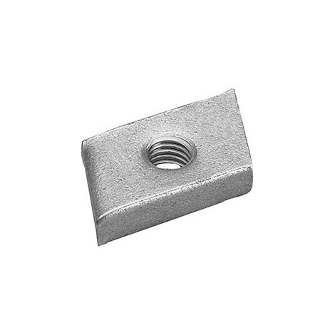 Piastra Filettata Tipo 38/17 Galzn M12 (A 100)
