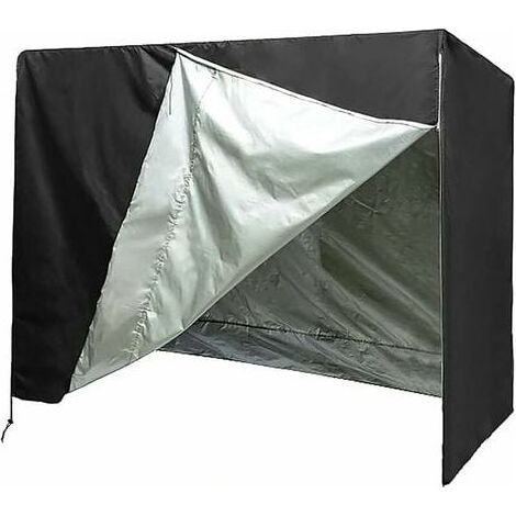 Housse de protection pour balancelle de jardin, 2/3 places, étanche, anti-poussière, anti-UV, indéchirable, pliable pour balancelle de jardin, terrasse, cour（220145170CM） (1/5)