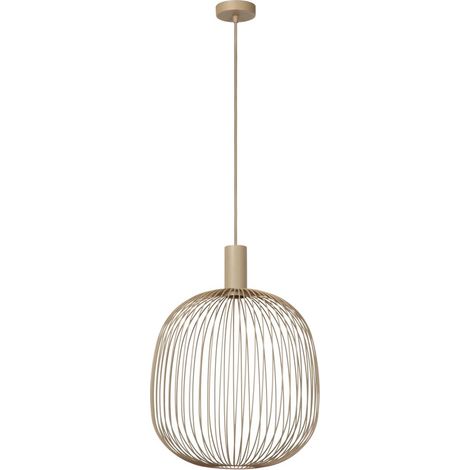 Lampe pendante Ø 40cm Esterel mini GU10 marron sable - 21446/40/41 (1/3)