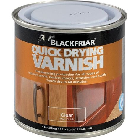 Blackfriar Quick Drying Interior Varnish Clear Matt 500ml