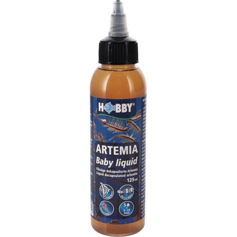 Hobby Artemia Baby liquid 125 ml - Flüssiges Powerfutter für Fische