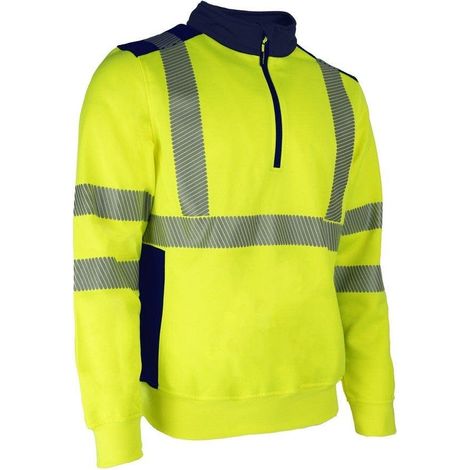 Sweat-shirt Friss HV - Jaune-5FRI16000L - Coverguard
