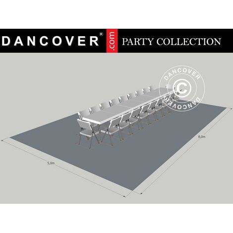 Parti forfait 5x8m chapiteaux - Dancover