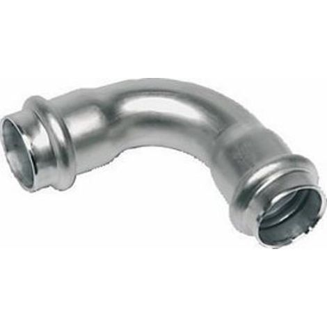SANHA Pressfitting, Bogen 90Gr, 108mm Edelstahl, Nr.9002A - 83069089 von Buderus