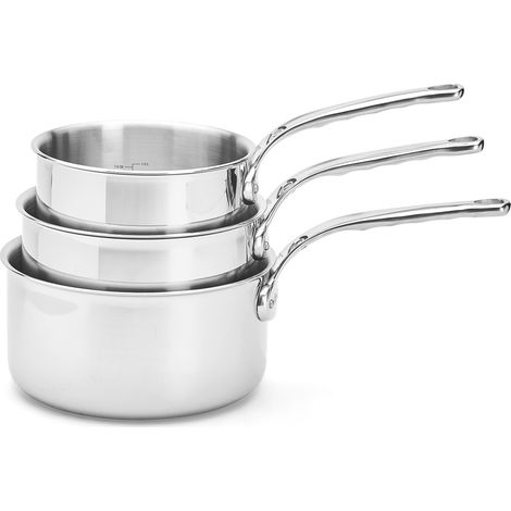 Série de 3 casseroles 16/18/20cm inox - De Buyer - 3706.01 (1/5)