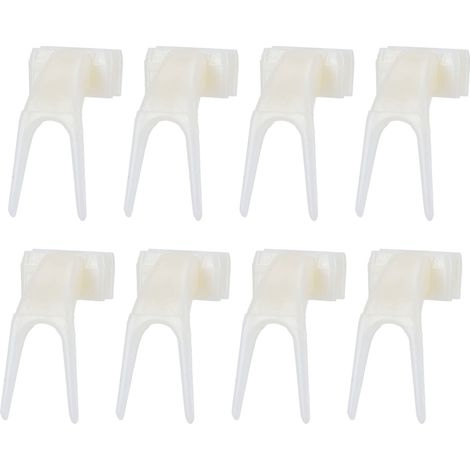 20 Pièces Fourchettes à Fruits pour Oiseaux en Plastique, Accessoire de Nourriture pour Cage d'Oiseaux et Outil d'Alimentation pour Animaux (1/5)
