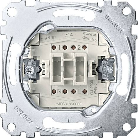 Merten Insert Bouton-poussoir MEG3156-0000 (1/2)