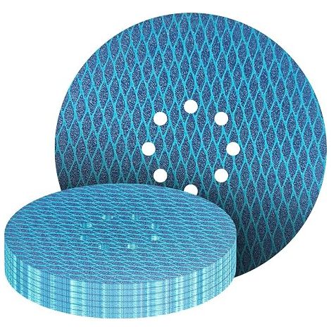 25 x 225 mm 8 Holes 40 to 240 Grit Diamond Shaped Eccentric Sanding Discs for Giraffe Sanders (1/5)