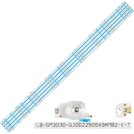 Striscia LED, lunga 970 mm, compatibile con il modello 50PUS7354, 9 LED, tensione 3V, confezione da 10 pezzi (1/5)