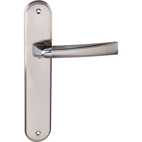 Manilla puerta zamak bicolor placa ovalada modelo 320 (1/5)