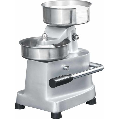 vidaXL Prensa de hamburguesas y 500 papeles para separar aluminio 13cm (1/2)
