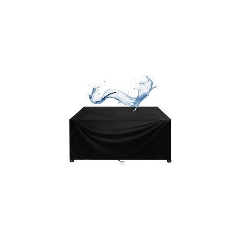 Housse Pour Meubles De Jardin Imperméable 210x80x120cm/LxWxH Housse De Protection Pour Salon Meubles Extérieur,Coupe-Vent Et Anti-UV,Bache Pour Table De Jardin Pour Table Et Chaises D'extérieur (1/5)