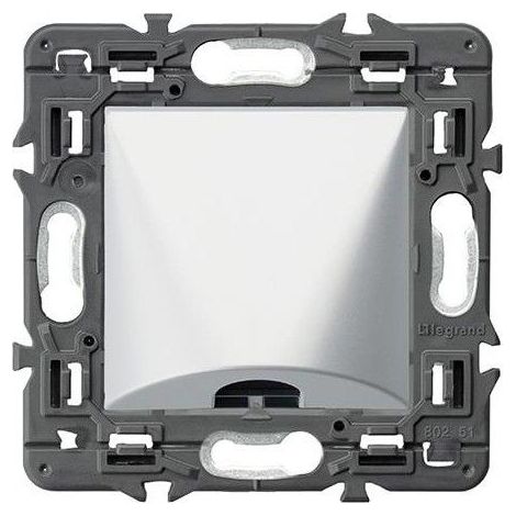 Sortie de câble VALENA NEXT aluminium LEGRAND 741381