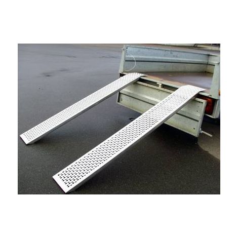Rail de déchargement 400 kg sans rebord, longueur 1500 mm, largeur de la surface de roulement 195 mm (1/3)