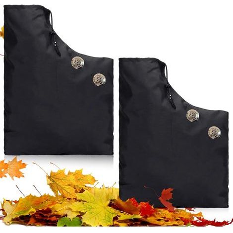 Sacs pour souffleur de feuilles - Sacs universels noirs pour souffleur de feuilles - Compatibles avec la plupart des souffleurs de feuilles, adaptés aux pelouses et jardins (1/5)