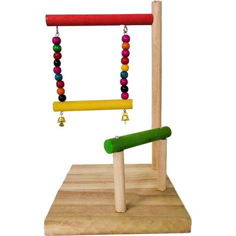 Jouets à Mâcher Pour Oiseaux 2 En 1 Accessoire Pour Cage à Oiseaux Petits à Grands Oiseaux Perroquets (1/5)