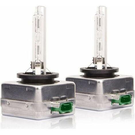 Lot de 2 ampoules HID xénon de remplacement pour ampoules D3S - Phares de voiture, 12 V, 35 W (6 000 K)