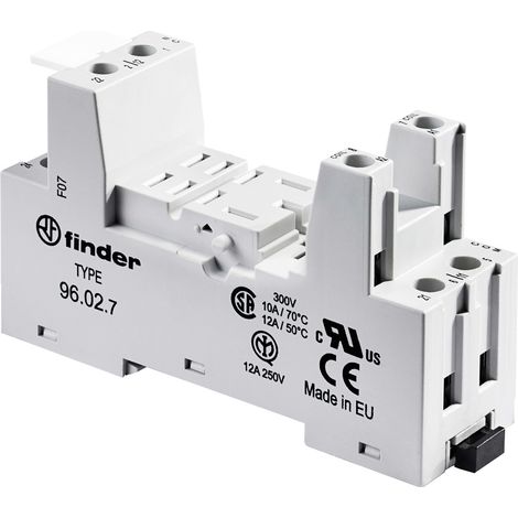 Finder 96.02.7 Relaissockel    (L x B x H) 48.2 x 27 x 82.5 mm  1 St.