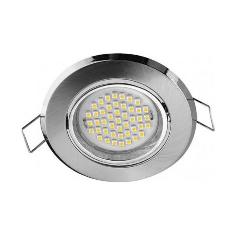 Lampe led Santiago 3 W blanc froid 240 lm, finition aluminium, connecteur Mini AMP (LD-OK45ZB-51)