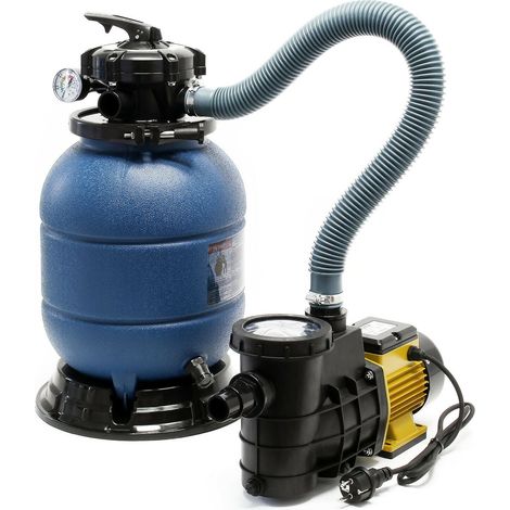 Sistema de filtración con filtro de arena bomba de filtración para piscina 6.000 l/h 160002464