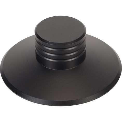 Stabilisateur de Poids pour Platine Vinyle en Alliage d'Aluminium - Réducteur de Vibrations Noir pour Disques LP (1/5)