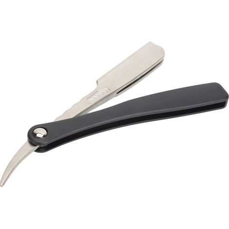 Support de tondeuse à barbe homme droit, porte-outil en acier inoxydable ergonomique, accessoire de soin du visage manuel (1/5)