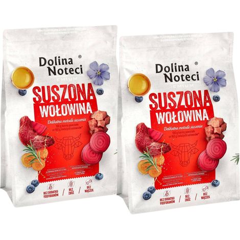 Alimento per cani Dolina Noteci Premium al manzo, 2x3kg (1/2)