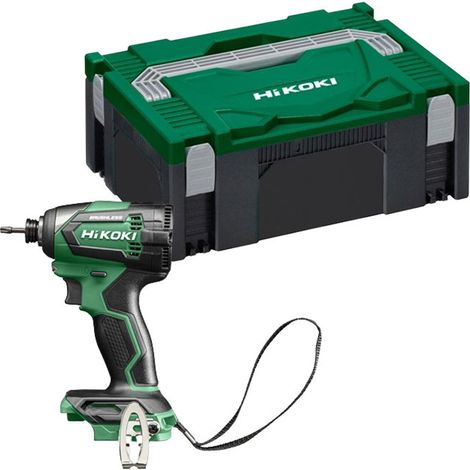 Hikoki – Visseuse à chocs WH18DEW2Z – Moteur sans charbon – Couple 160Nm – Compacte pour espaces restreints – LED intégrée