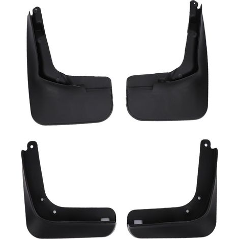 Front and Rear ABS Mudguards, 4 Pieces, Mudguards with Black Finish for 2013 – 2021 (1/5)