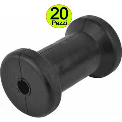 Rulli in gomma per carrello alaggio imbarcazione multipack pezzi 20