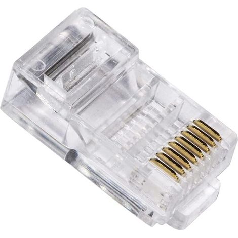 INTELLINET Plug Telefonici Maschio 501781 - Plug 8 poli 8 contatti conf. 10 pz (1/2)