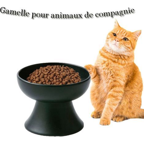 OEM – Bol en céramique surélevé pour animaux – Antidérapant – Confort optimal pour chats et chiens – Réduit la fatigue du cou (1/5)