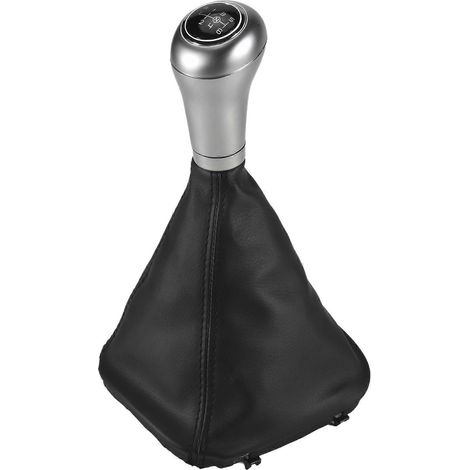 Soufflet de levier de vitesses à 6 rapports pour Mercedes-Benz C/E/GLK W203 W204 C300 W207 W212 (argenté) (1/5)