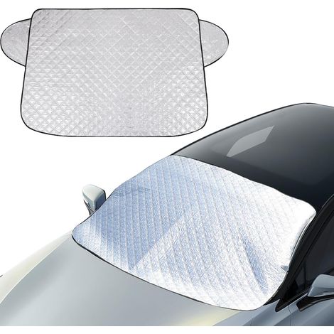 Car Front Windshield Cover, Anti-Frost Car Cover, Winter Windshield Protection, Folding Winter Windshield Tarpaulin, Anti-Freeze, Sun Protection, Dustproof (1/5)