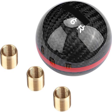 Modification automobile MUGEN : pommeau de levier de vitesses rouge pour Honda Acura, boîte automatique 6 vitesses (1/5)