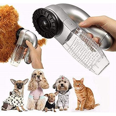 Retire-Poils Pour Animaux - Brosse Électrique Anti-Chute De Poils Pour Chiens Et Chats - Usage Multifonctionnel Sur Meubles Et Textiles - 1 Pièce (1/5)