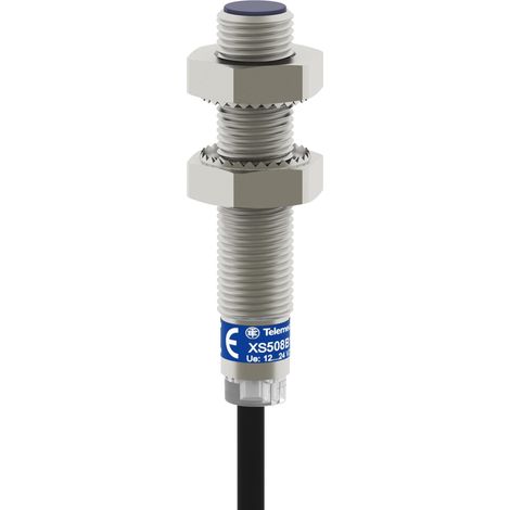 Télémécanique sensore induttivo XS8 26x26x13 - PBT - Sn 10/15 mm - 12..24 VDC - M8 - XS508B1PAL2 (1/5)