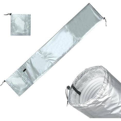 Housse De Tube De Climatiseur Portable, 2Pcs Couverture De Tube De Climatiseur Portable, Manchon De Protection Anti-poussière Pour Tuyau D'échappement AC 131.226.5CM (1/5)