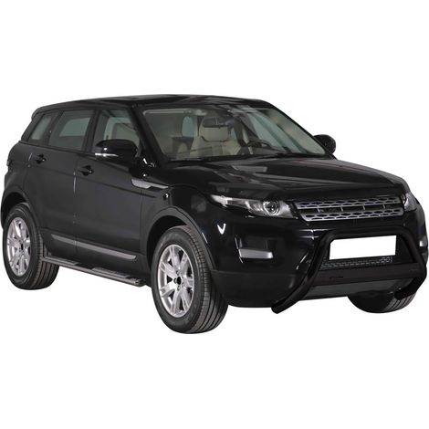 Pare-buffle Avant pour Range Rover Evoque 2011-2015 63 mm en Acier Noir (1/5)