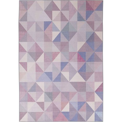 Tappeto a pelo corto blu-grigio 160 x 230 cm Kartepe