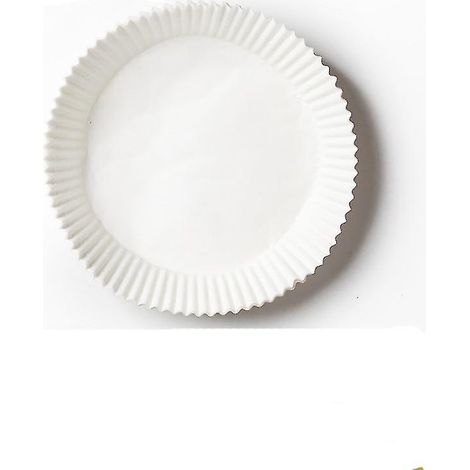 Einweg-Backpapier für Heißluftfritteusen, 100 Stück, antihaftbeschichtet, ölbeständig, 20 cm, weiß. (1/5)