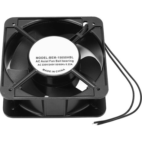 Ventilateur axial AC BERM 220-240V roulement à billes fort débit d'air silencieux puissant pour refroidissement projet bricolage (1/5)