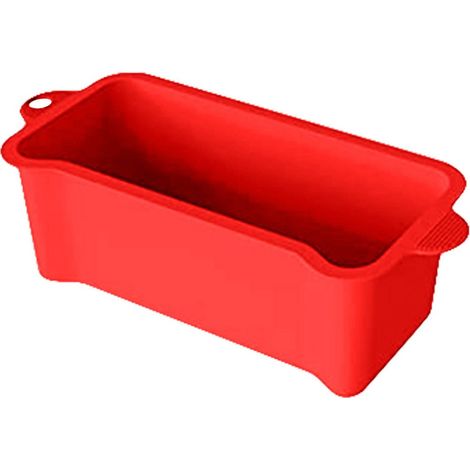 Liner Pour Cuve à Graisse - En Silicone Alimentaire - Compatible Grill et Plaque À Cuisiner - Réutilisable - Rouge - 1 Pièce (1/5)