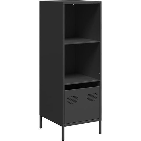 Maison Exclusive - Credenza Nera 35x39x103,5 cm in Acciaio