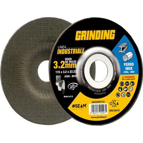 GRINDING INDUSTRIALE DISCO FERRO DEPRESSO 125X3,2 Q.TA 5