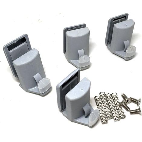 Lot de 4 crochets de porte de douche 106-4 (1/4)