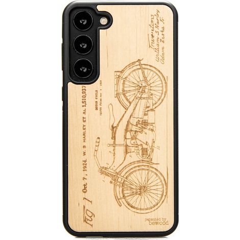 Bewood Holzhülle für Samsung Galaxy S23 Plus HARLEY PATENT ANIEGRE (1/4)