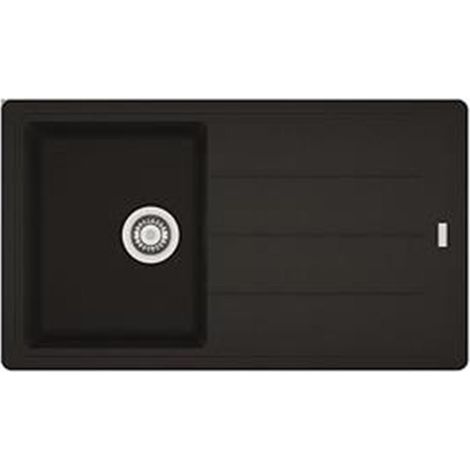 Franke Einbauspüle Basis BFG 611-86 Fragranit Black Matt (1/2)